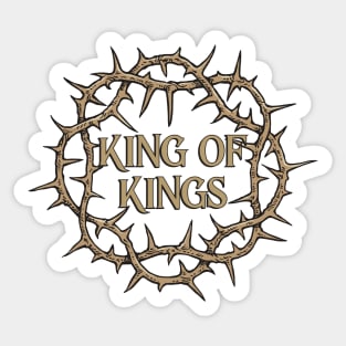 Crown of Thorns King of Kings Jesus Sticker